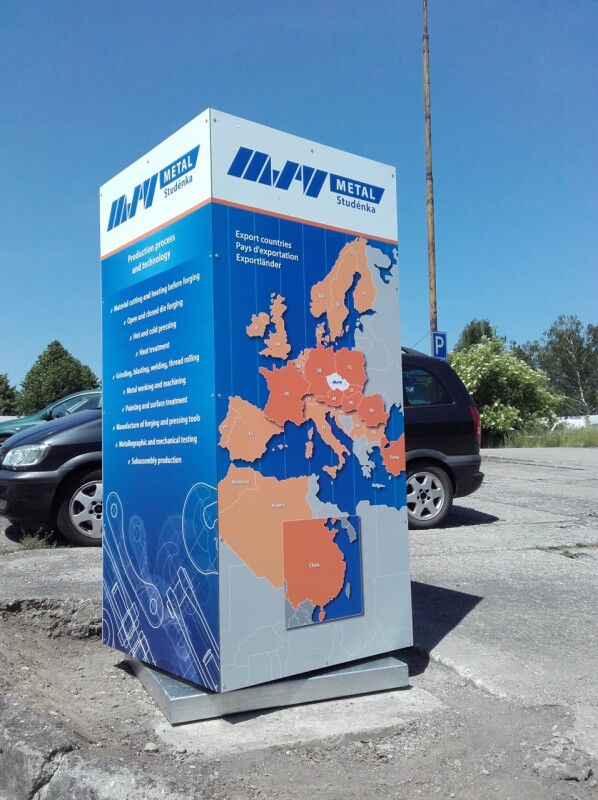 2015 Otocny reklamni panel s Alubondem